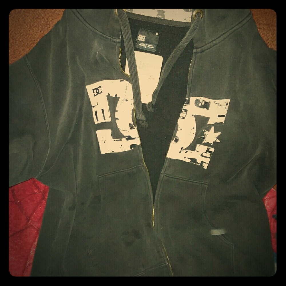 DC zip-up hoodie